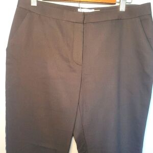 Calvin Klein Navy Blue Trouser Dress Pants Womens Size‎ 8 Flat Front Pockets